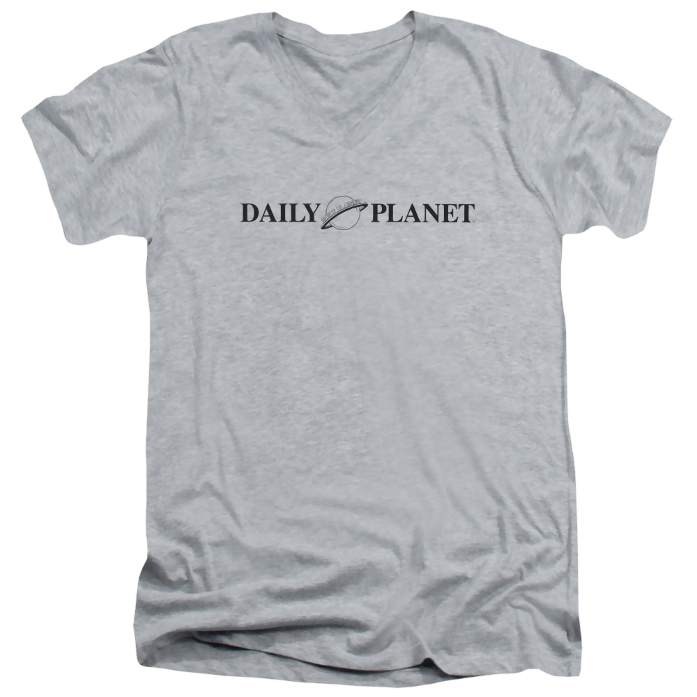 Superman Daily Planet Logo - Men's V-Neck T-Shirt Men's V-Neck T-Shirt Superman   