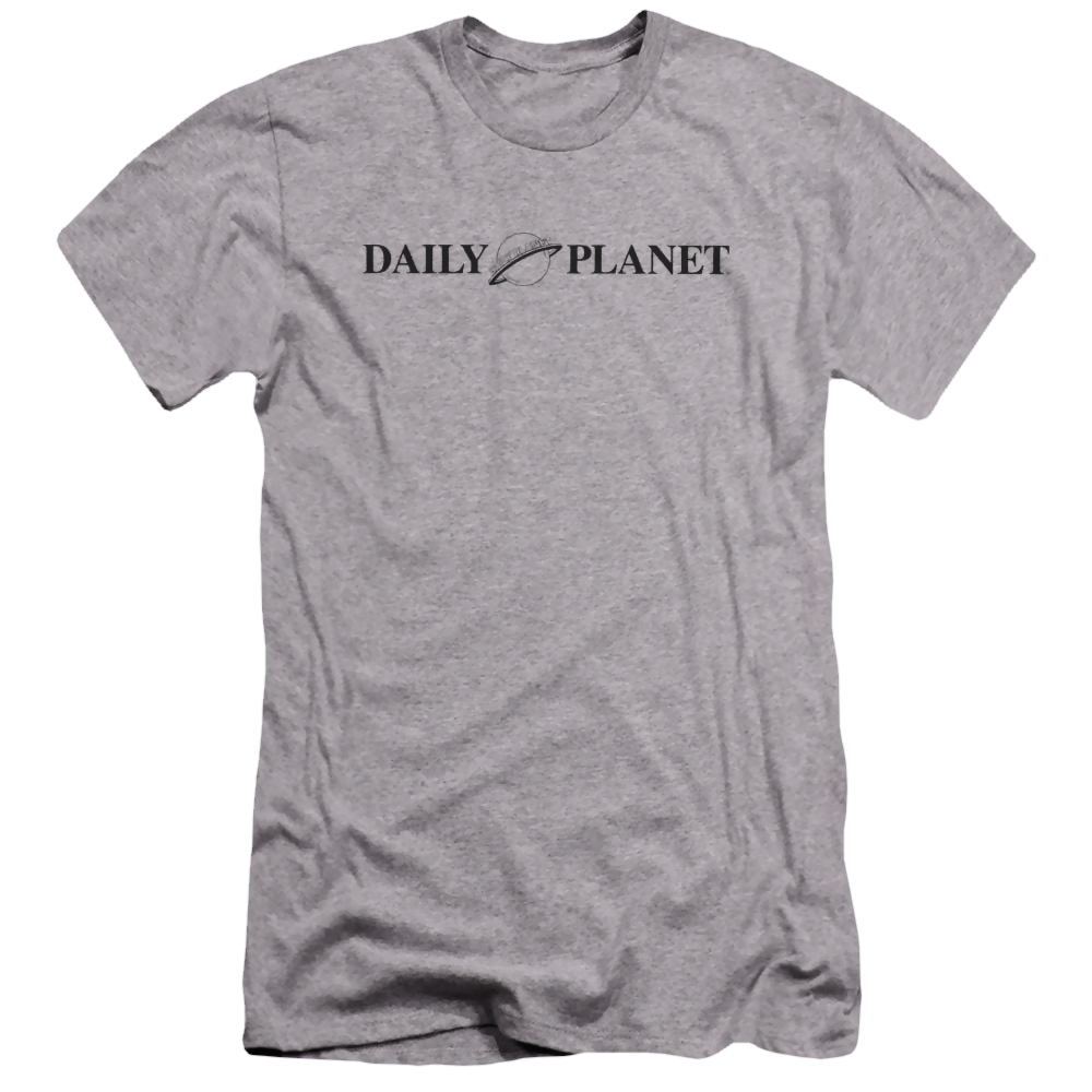 Superman Daily Planet Logo - Men's Premium Slim Fit T-Shirt Men's Premium Slim Fit T-Shirt Superman   