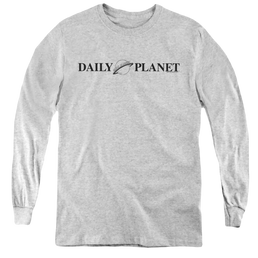 Superman Daily Planet Logo - Youth Long Sleeve T-Shirt Youth Long Sleeve T-Shirt Superman   