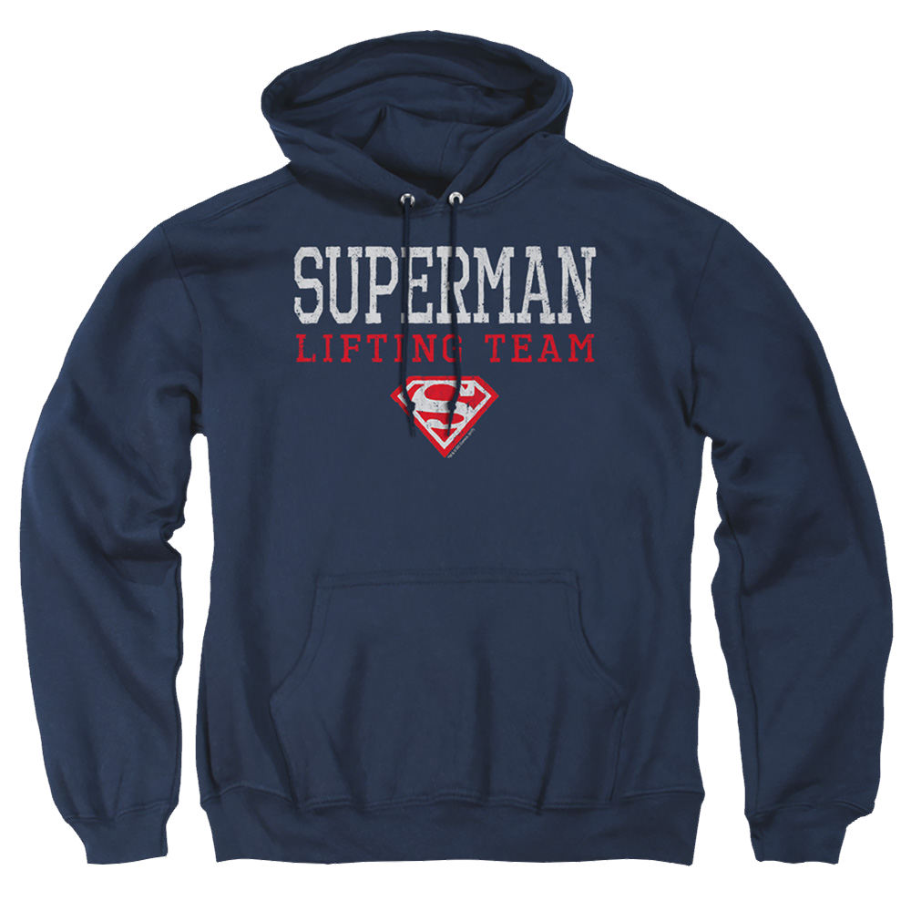 Superman Lifting Team - Pullover Hoodie Pullover Hoodie Superman   
