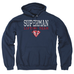 Superman Lifting Team - Pullover Hoodie Pullover Hoodie Superman   