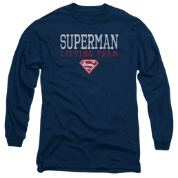Superman Lifting Team - Men's Long Sleeve T-Shirt Men's Long Sleeve T-Shirt Superman   
