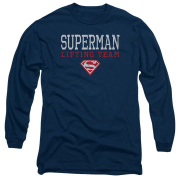 Superman Lifting Team - Men's Long Sleeve T-Shirt Men's Long Sleeve T-Shirt Superman   