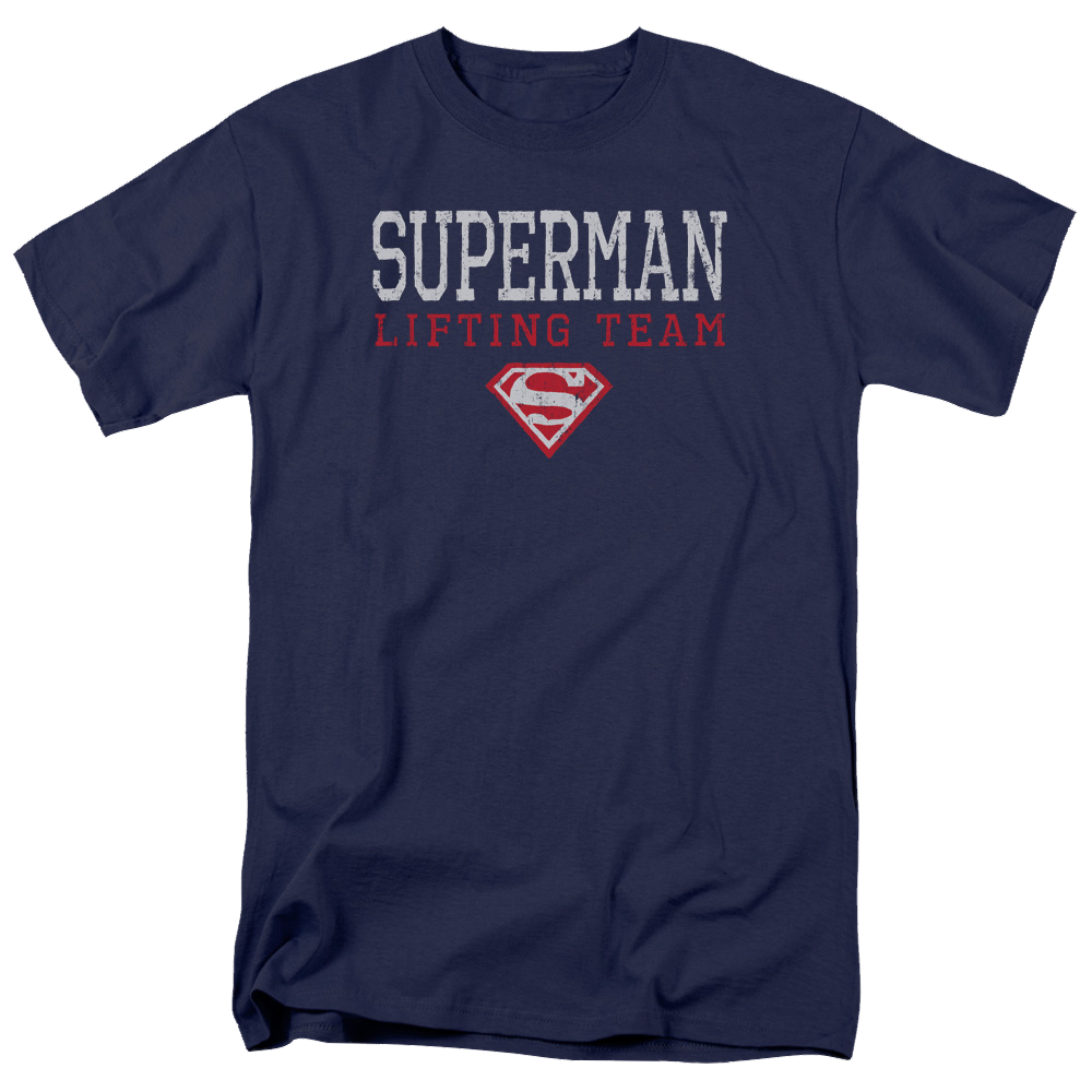 Superman Lifting Team - Men's Regular Fit T-Shirt Men's Regular Fit T-Shirt Superman   