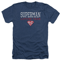 Superman Lifting Team - Men's Heather T-Shirt Men's Heather T-Shirt Superman   
