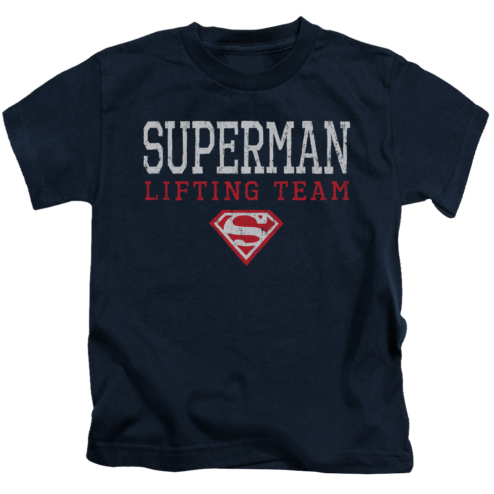 Superman Lifting Team - Kid's T-Shirt Kid's T-Shirt (Ages 4-7) Superman   