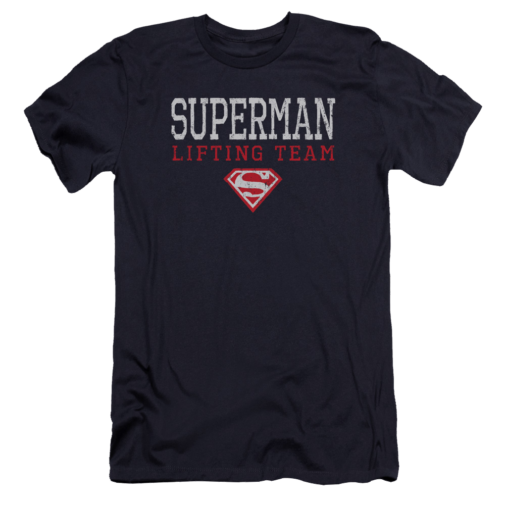 Superman Lifting Team - Men's Premium Slim Fit T-Shirt Men's Premium Slim Fit T-Shirt Superman   