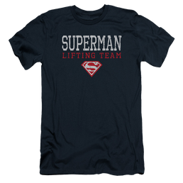 Superman Lifting Team - Men's Slim Fit T-Shirt Men's Slim Fit T-Shirt Superman   