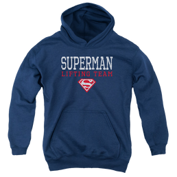 Superman Lifting Team - Youth Hoodie Youth Hoodie (Ages 8-12) Superman   