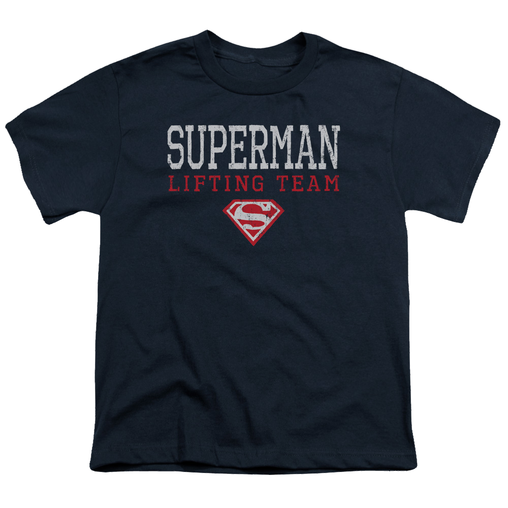 Superman Lifting Team - Youth T-Shirt Youth T-Shirt (Ages 8-12) Superman   