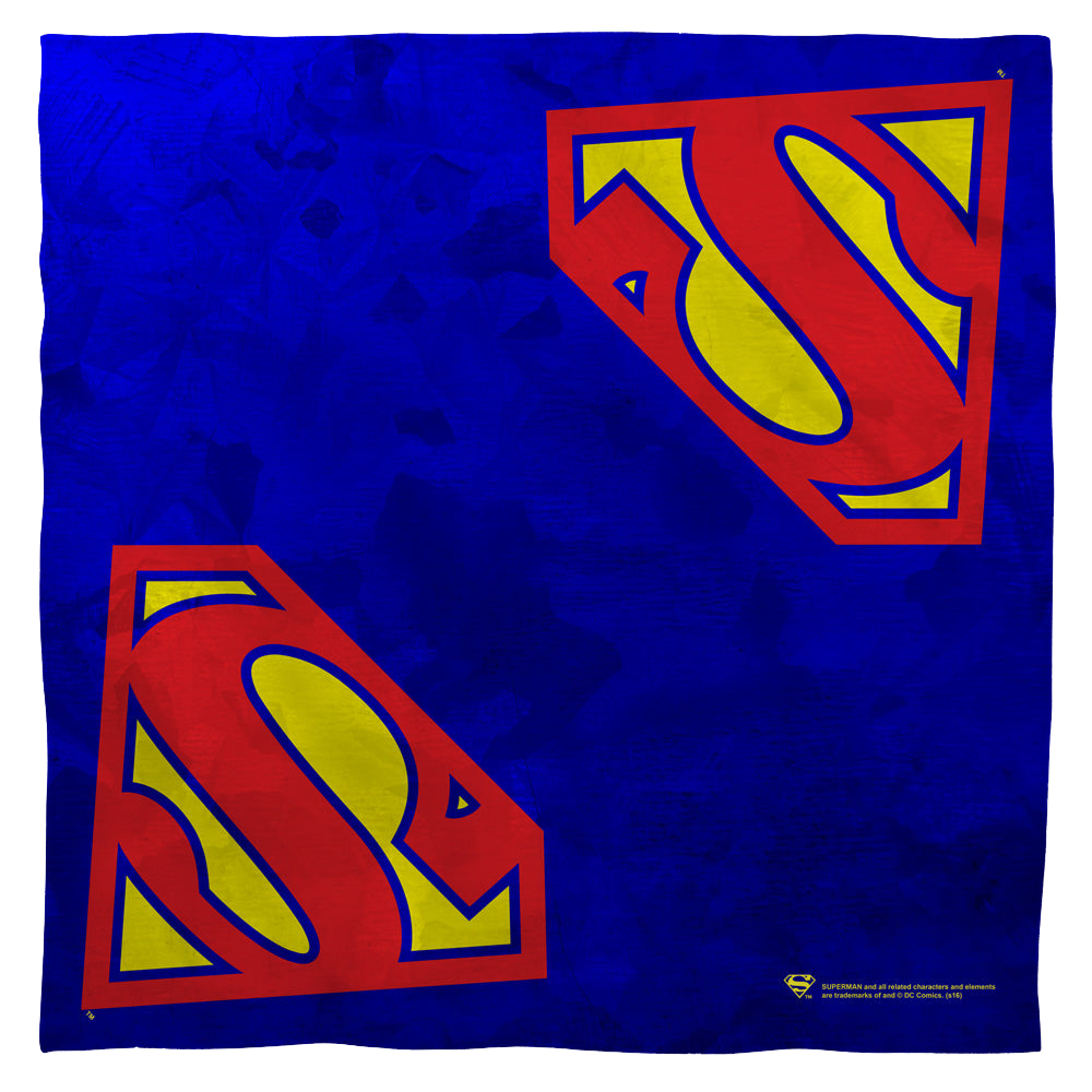 Superman Galvanized Shield - Bandana Bandanas Superman   
