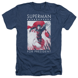 Superman Superman For President - Men's Heather T-Shirt Men's Heather T-Shirt Superman   
