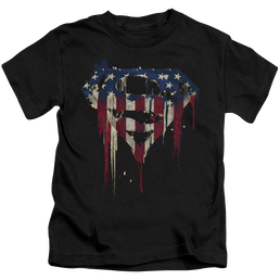 Superman Bleeding Shield - Kid's T-Shirt Kid's T-Shirt (Ages 4-7) Superman   