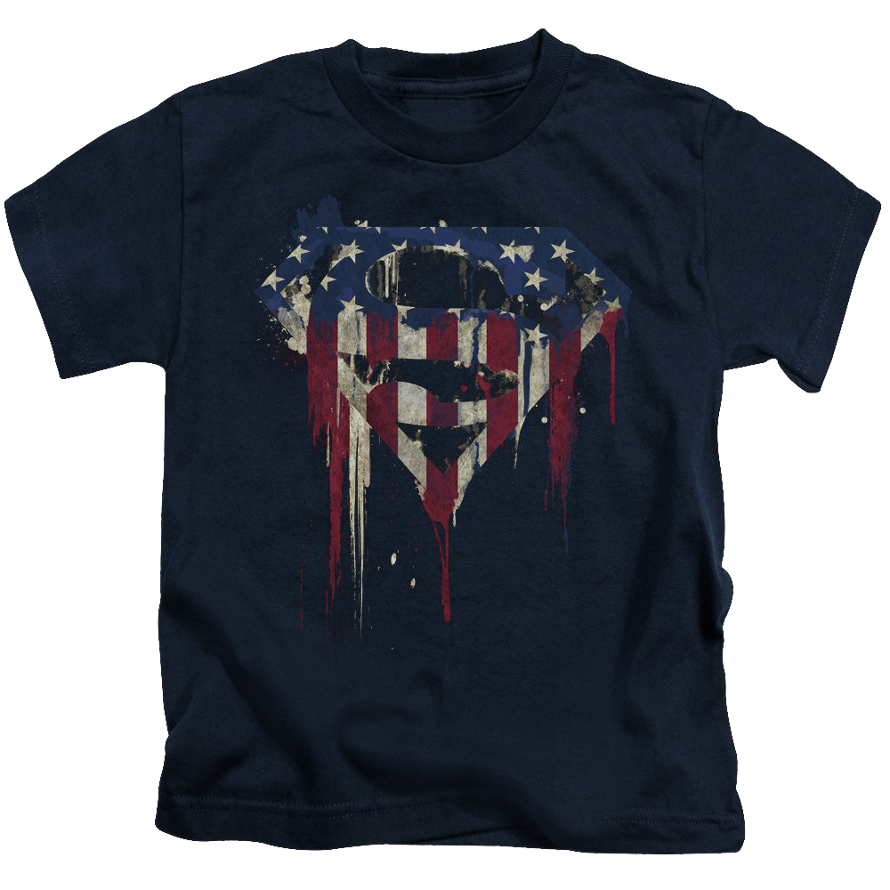 Superman Bleeding Shield - Kid's T-Shirt Kid's T-Shirt (Ages 4-7) Superman   