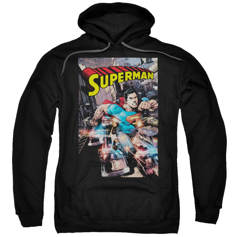 Superman Action One - Pullover Hoodie Pullover Hoodie Superman   
