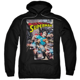 Superman Action One - Pullover Hoodie Pullover Hoodie Superman   
