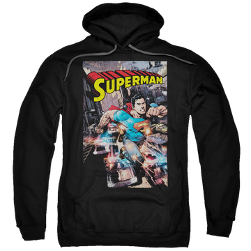 Superman Action One - Pullover Hoodie Pullover Hoodie Superman   
