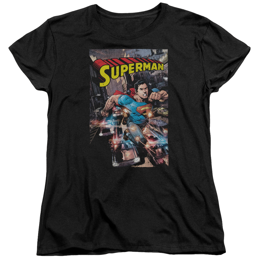 Superman Action One - Women's T-Shirt Women's T-Shirt Superman   
