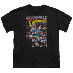 Superman Action One - Youth T-Shirt Youth T-Shirt (Ages 8-12) Superman   