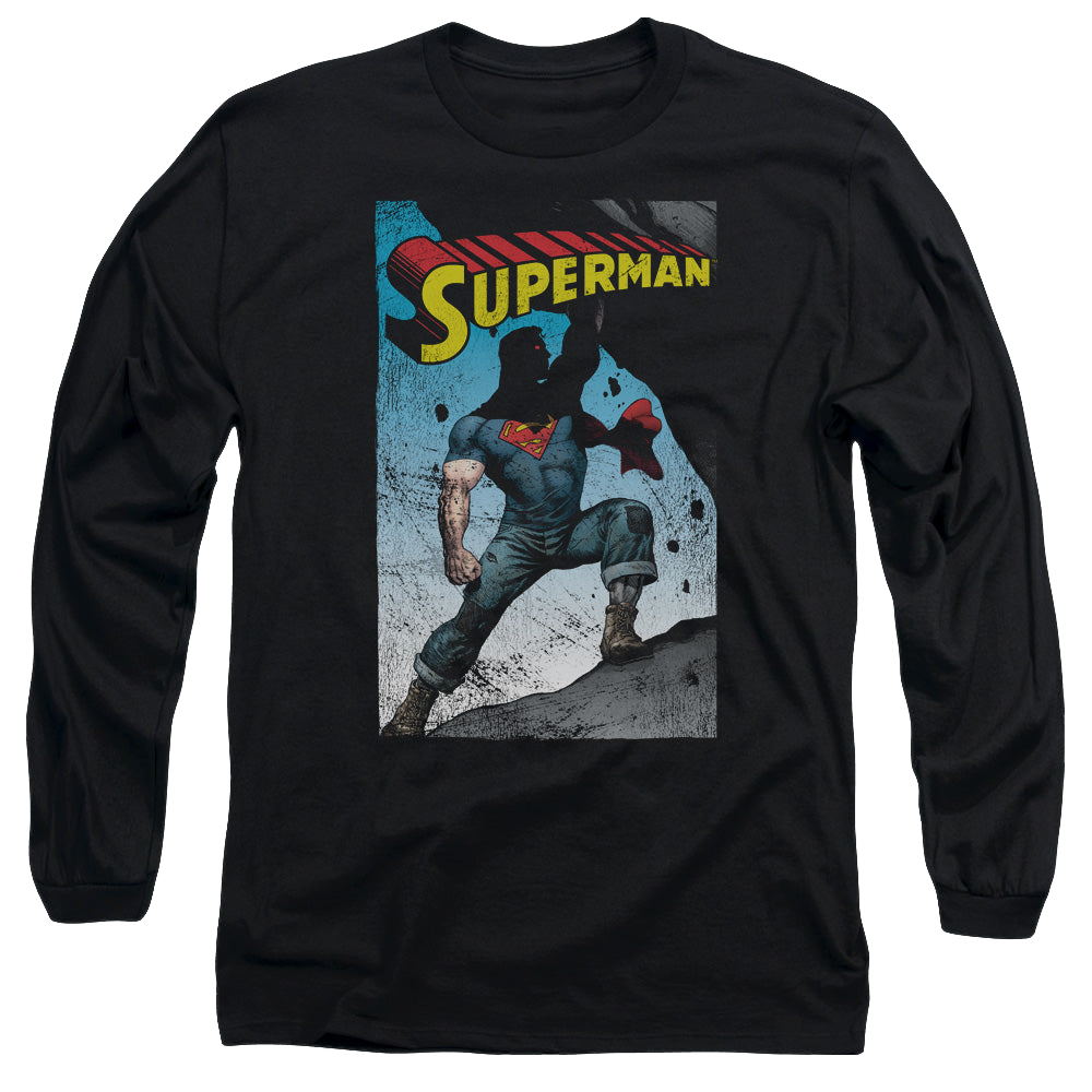 Superman Alternate - Men's Long Sleeve T-Shirt Men's Long Sleeve T-Shirt Superman   