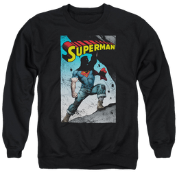 Superman Alternate - Men's Crewneck Sweatshirt Men's Crewneck Sweatshirt Superman   