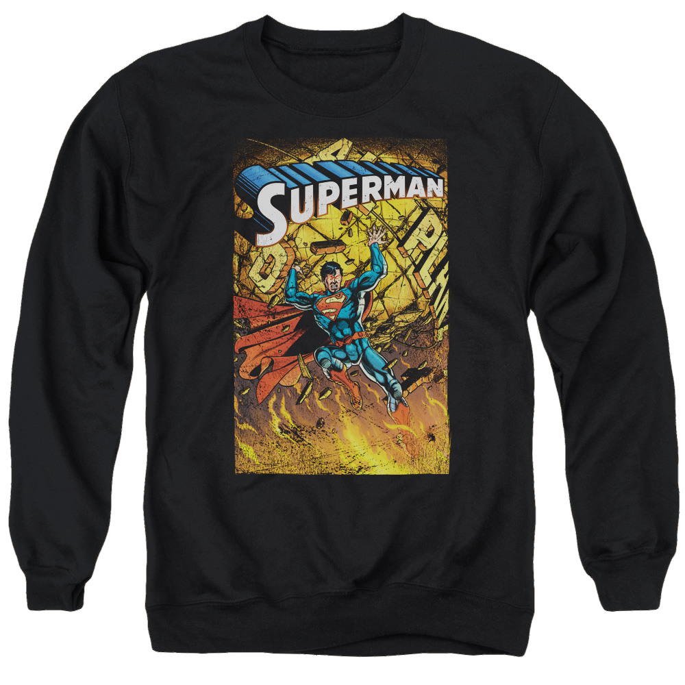 Superman One - Men's Crewneck Sweatshirt Men's Crewneck Sweatshirt Superman   