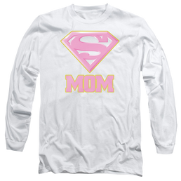 Superman Super Mom Pink - Men's Long Sleeve T-Shirt Men's Long Sleeve T-Shirt Superman   