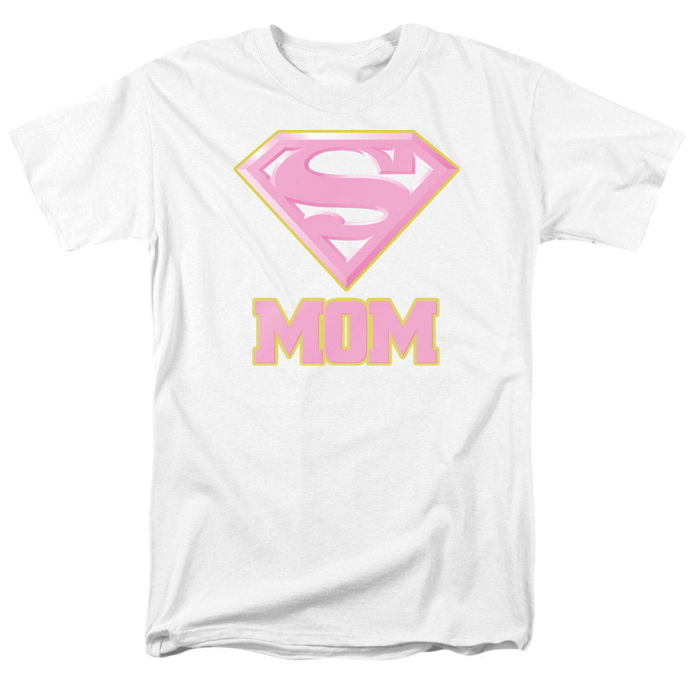 Superman Super Mom Pink - Men's Regular Fit T-Shirt Men's Regular Fit T-Shirt Superman   