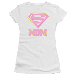 Superman Super Mom Pink - Juniors T-Shirt Juniors T-Shirt Superman   