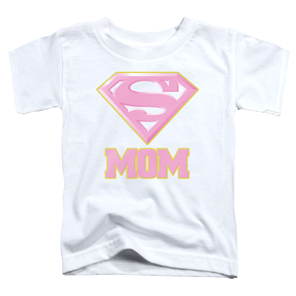 Superman Super Mom Pink - Kid's T-Shirt Kid's T-Shirt (Ages 4-7) Superman   