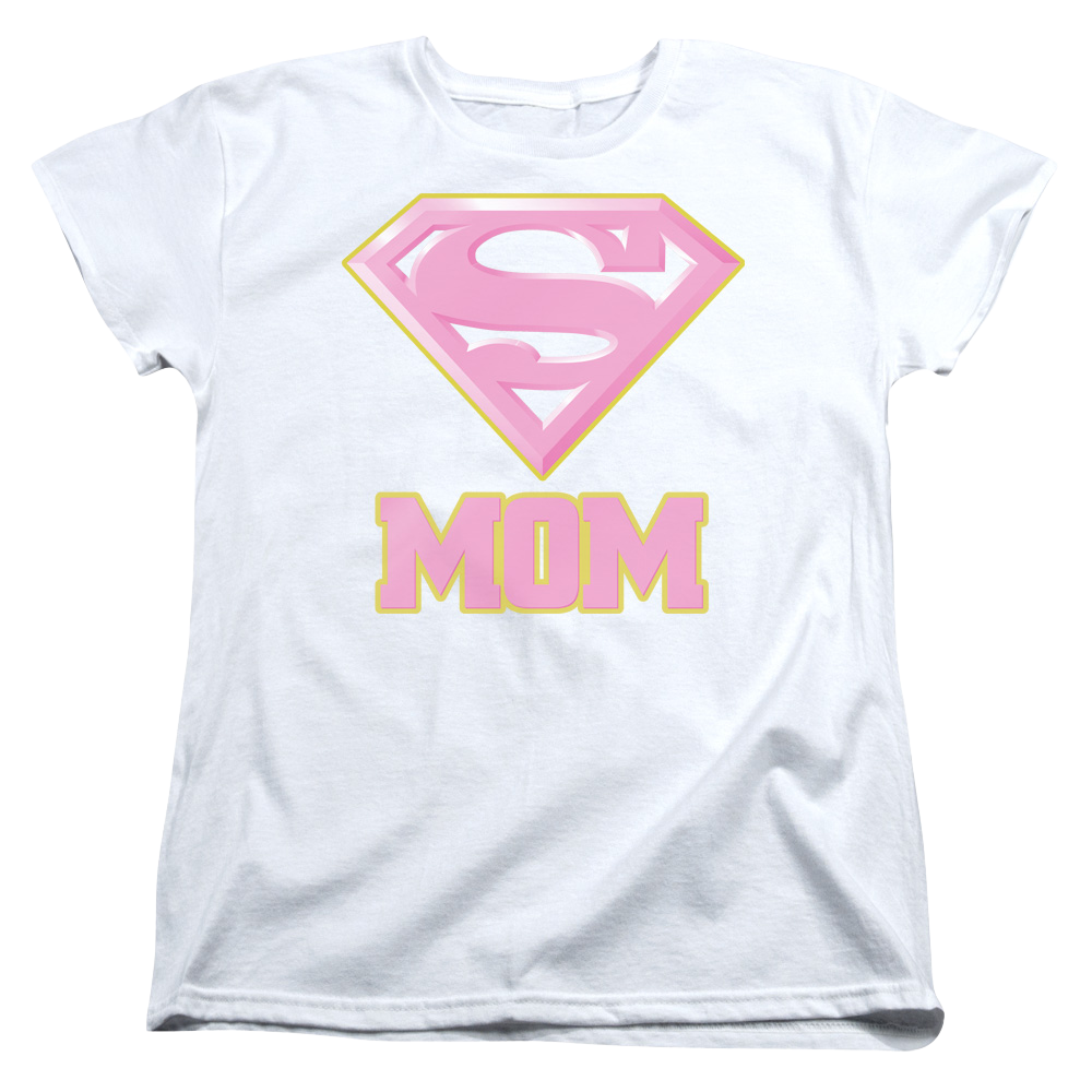Superman Super Mom Pink - Women's T-Shirt Women's T-Shirt Superman   