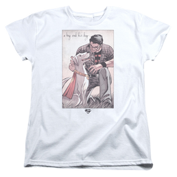 Superman Mans Best Friend - Women's T-Shirt Women's T-Shirt Superman   