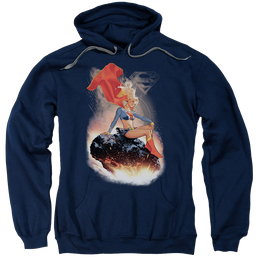 Supergirl Ride It Out - Pullover Hoodie Pullover Hoodie Superman   