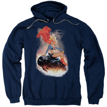 Supergirl Ride It Out - Pullover Hoodie Pullover Hoodie Superman   