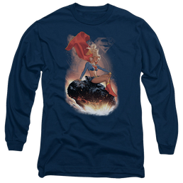 Supergirl Ride It Out - Men's Long Sleeve T-Shirt Men's Long Sleeve T-Shirt Superman   
