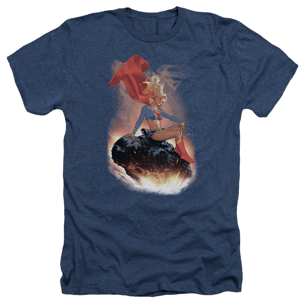 Supergirl Ride It Out - Men's Heather T-Shirt Men's Heather T-Shirt Superman   