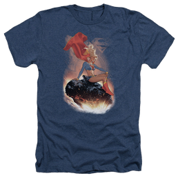 Supergirl Ride It Out - Men's Heather T-Shirt Men's Heather T-Shirt Superman   