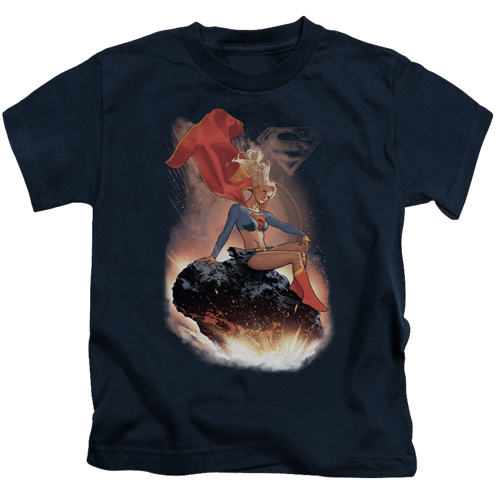 Supergirl Ride It Out - Kid's T-Shirt Kid's T-Shirt (Ages 4-7) Superman   