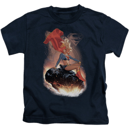 Supergirl Ride It Out - Kid's T-Shirt Kid's T-Shirt (Ages 4-7) Superman   