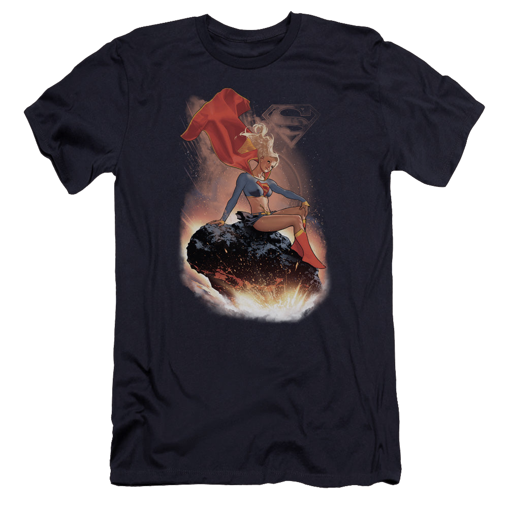 Supergirl Ride It Out - Men's Premium Slim Fit T-Shirt Men's Premium Slim Fit T-Shirt Superman   