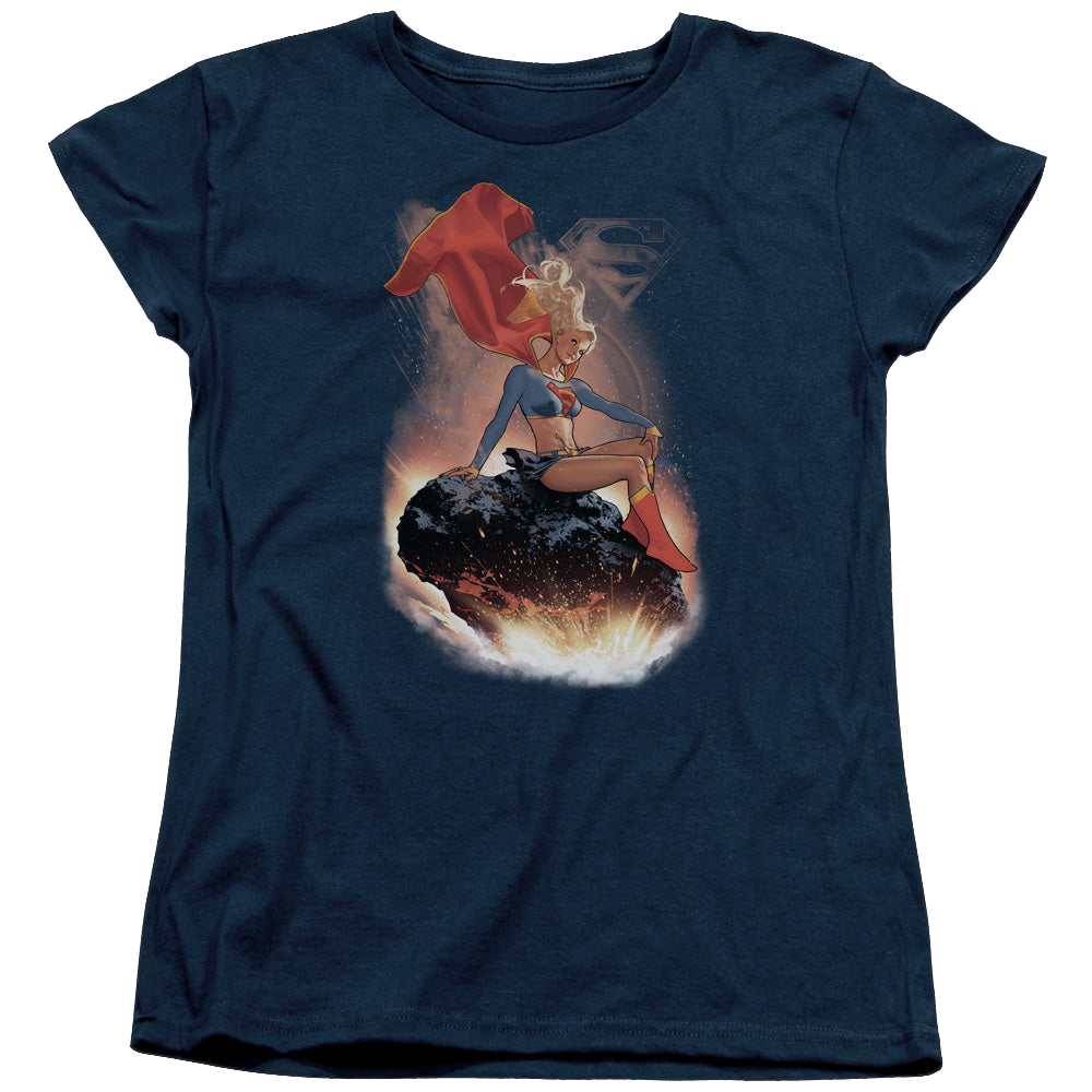 Supergirl Ride It Out - Women's T-Shirt Women's T-Shirt Superman   
