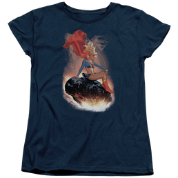 Supergirl Ride It Out - Women's T-Shirt Women's T-Shirt Superman   