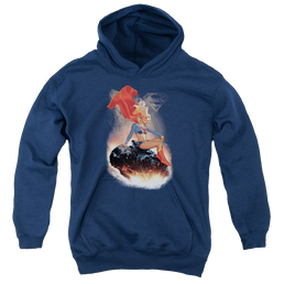 Supergirl Ride It Out - Youth Hoodie Youth Hoodie (Ages 8-12) Superman   