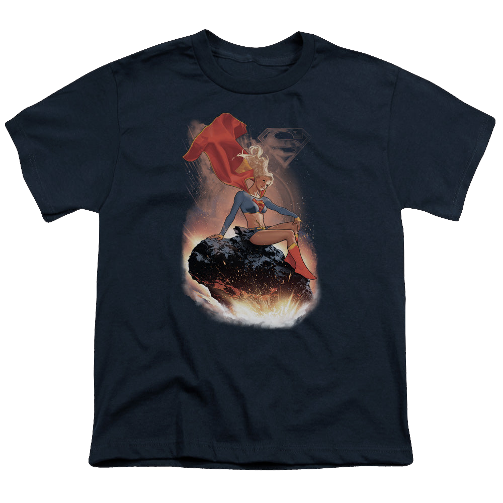 Supergirl Ride It Out - Youth T-Shirt Youth T-Shirt (Ages 8-12) Superman   