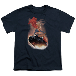 Supergirl Ride It Out - Youth T-Shirt Youth T-Shirt (Ages 8-12) Superman   