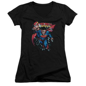 Superman Old Man Kal - Juniors V-Neck T-Shirt Juniors V-Neck T-Shirt Superman   