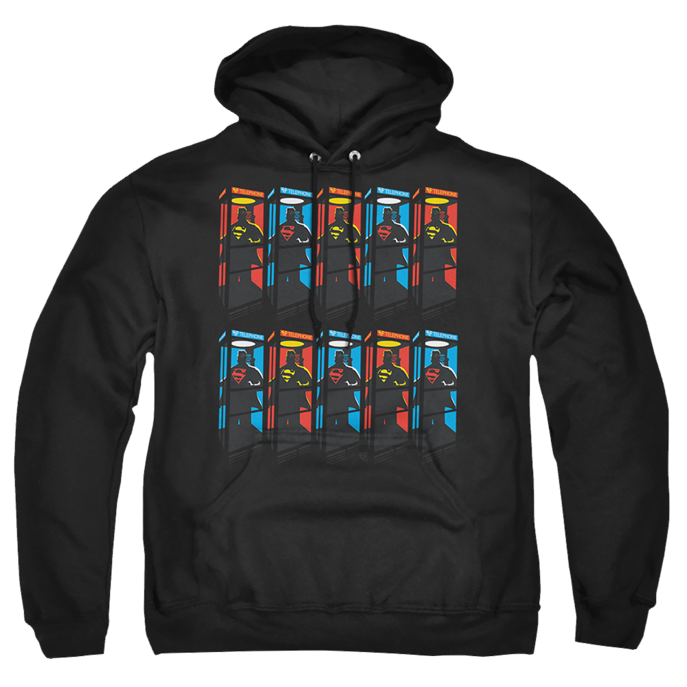 Superman Super Booths - Pullover Hoodie Pullover Hoodie Superman   