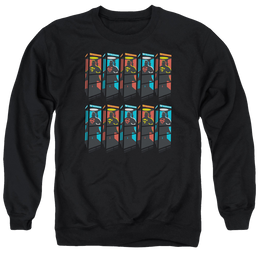 Superman Super Booths - Men's Crewneck Sweatshirt Men's Crewneck Sweatshirt Superman   