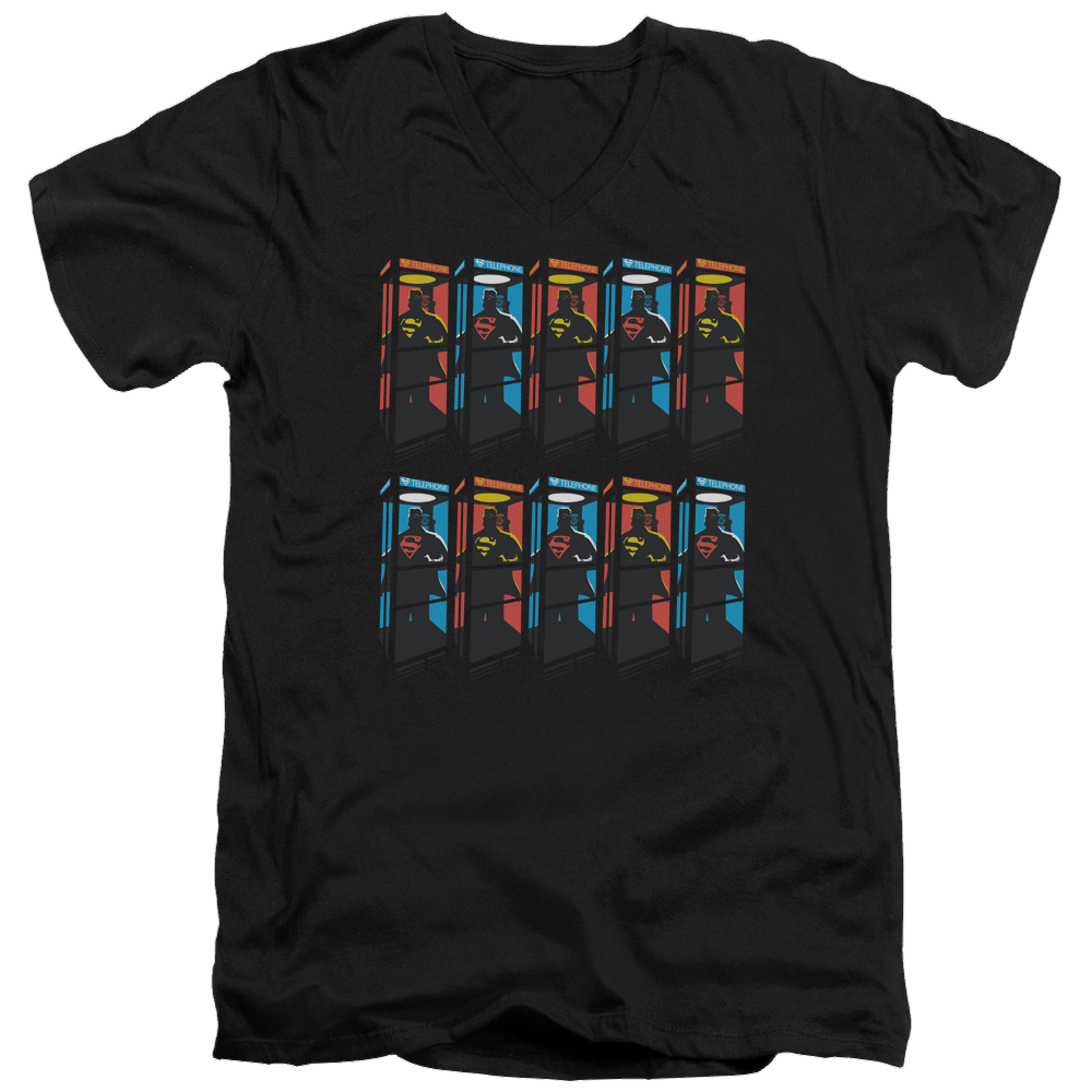 Superman Super Booths - Men's V-Neck T-Shirt Men's V-Neck T-Shirt Superman   
