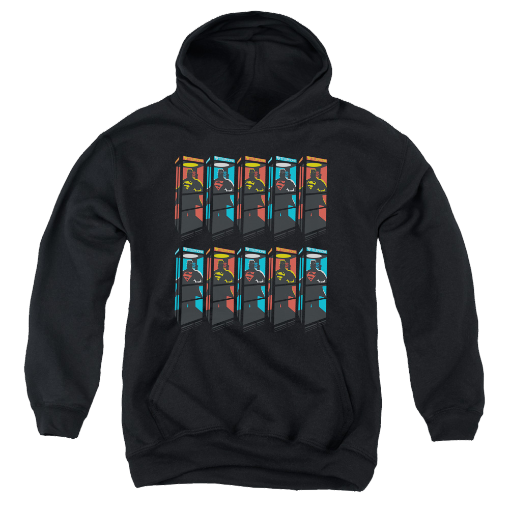 Superman Super Booths - Youth Hoodie Youth Hoodie (Ages 8-12) Superman   